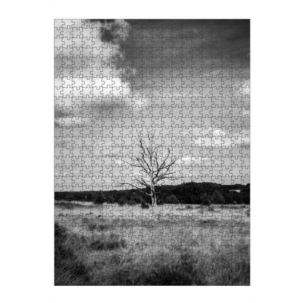 Puzzle Ravensburger "Harshness" artboxONE - Natur,Reise,Schwarzweiß,Reise / Strand und Meer,Reise / Länder - Baum,Monochrome,Schwarzweiß,Moody