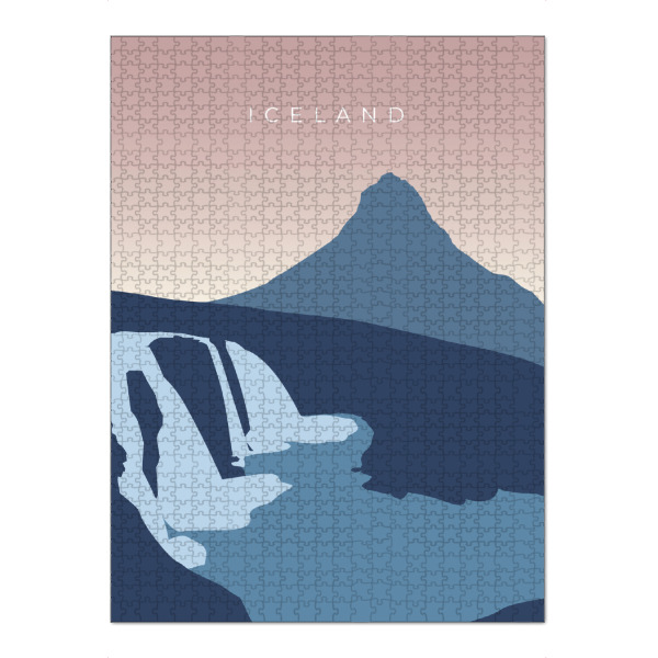 Puzzle Ravensburger "ICELAND - Berg Kirkjufell" artboxONE - Natur,Reise,Reise / Länder