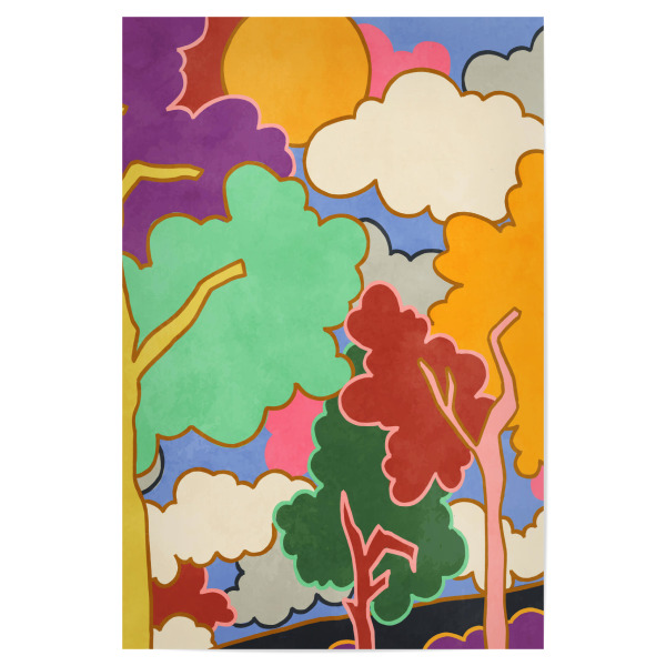 Poster 30x20 cm "Wolkige Träume" artboxONE - Natur,Abstrakt