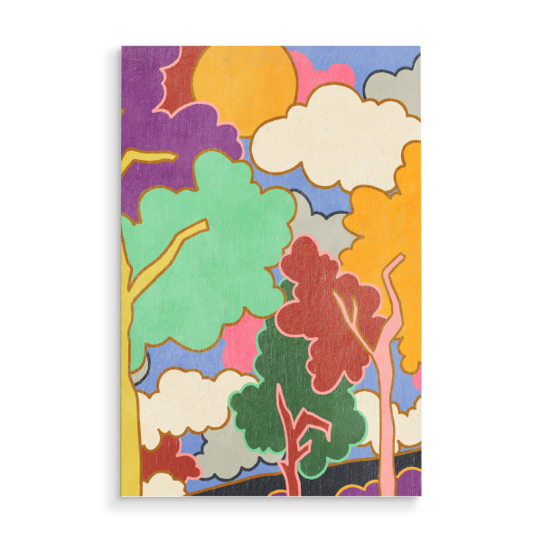 Holzbild "Wolkige Träume" artboxONE - Natur,Abstrakt