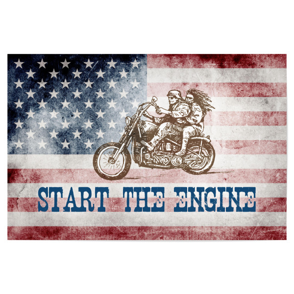 Poster "Start the Engine" artboxONE - Reise,Automobile,Reise / Länder,Für Papa