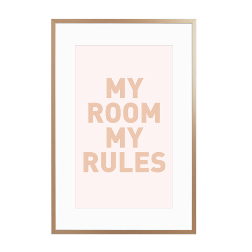 My Room my Rules - door sign