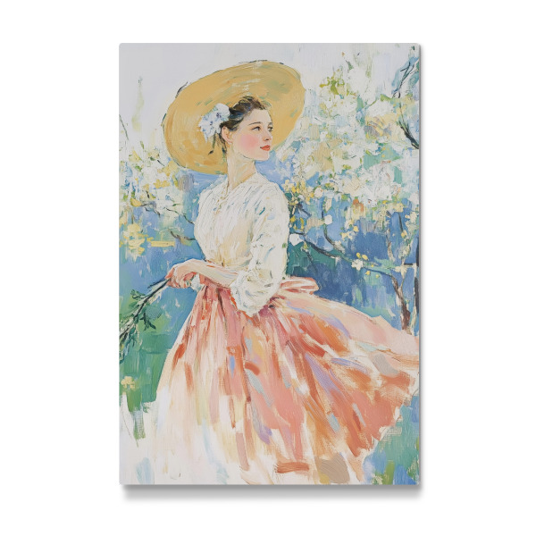 Galerie-Print "Frau mit Kirschblüte" 30x20 cm artboxONE