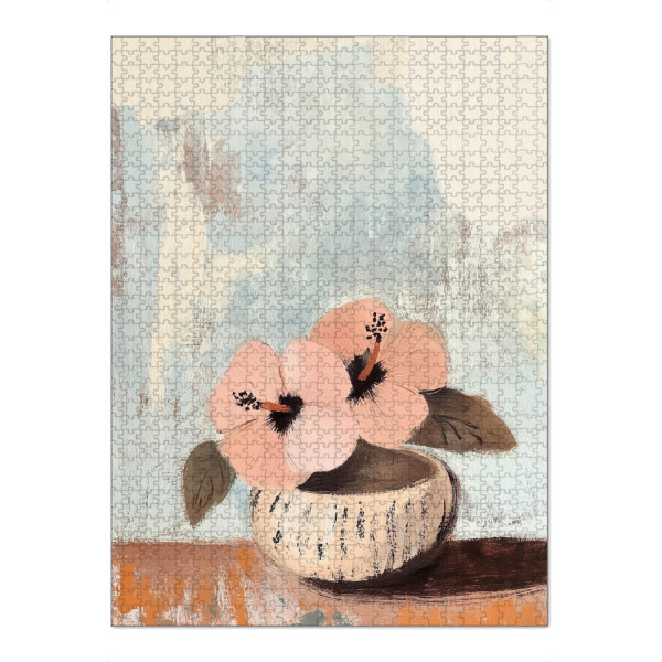 Puzzle Ravensburger "Tropical Hibiscus" artboxONE - Natur,Floral