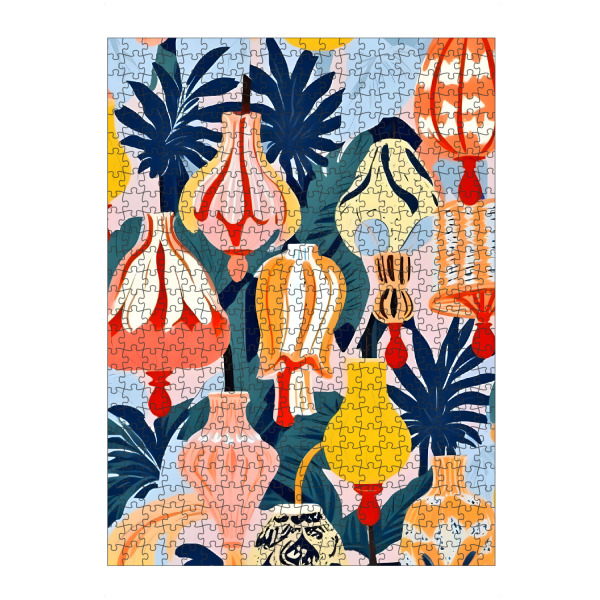 artboxONE Puzzle "Lass es Lampen geben" artboxONE - Abstrakt