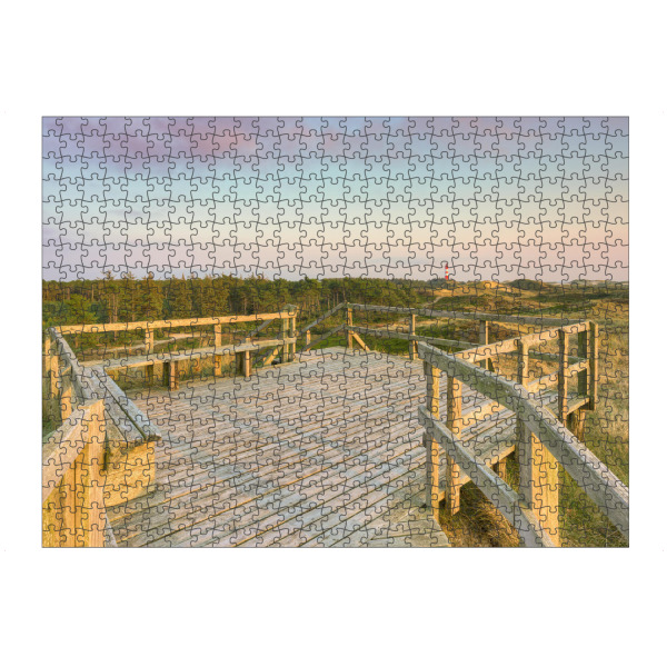 Puzzle Ravensburger "Aussichtsplattform auf Amrum" artboxONE - Natur,Reise,Architektur,Reise / Strand und Meer