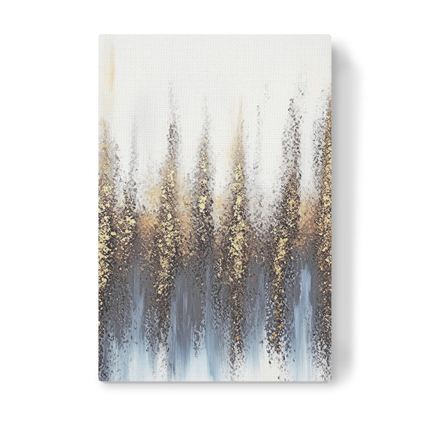 Leinwandbild "Goldener Horizont Akzent" artboxONE - Natur,Abstrakt,Marmor