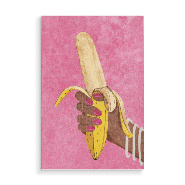 Holzbild "Banana" artboxONE - Liebe,Für Papa,Männer,Essen & Trinken / Obst & Gemüse