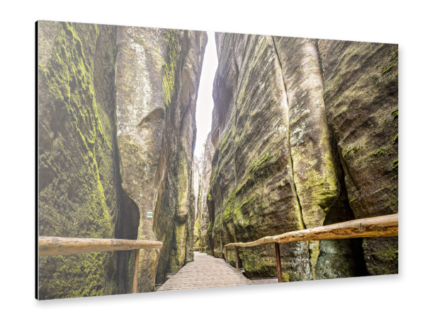 Alu-Dibond "Felsenstadt bei Aderbach" 30x20 cm artboxONE