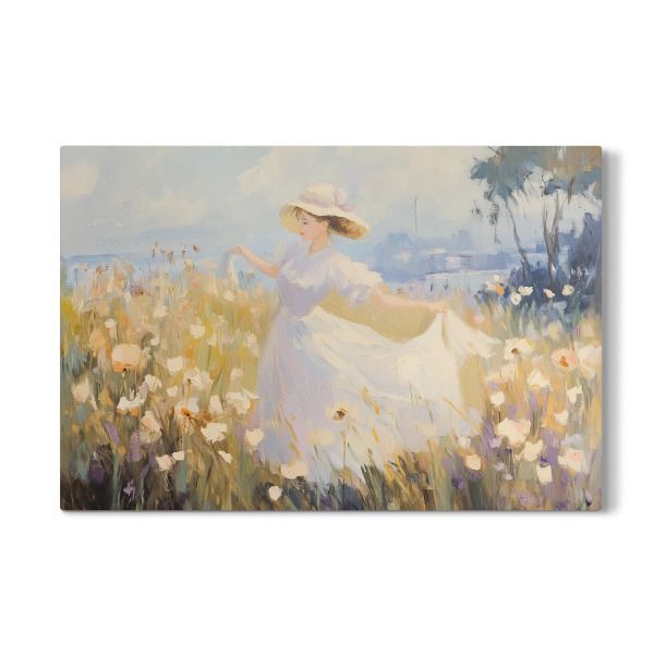 Galerie-Print "Frau im Blumenfeld" 30x20 cm artboxONE