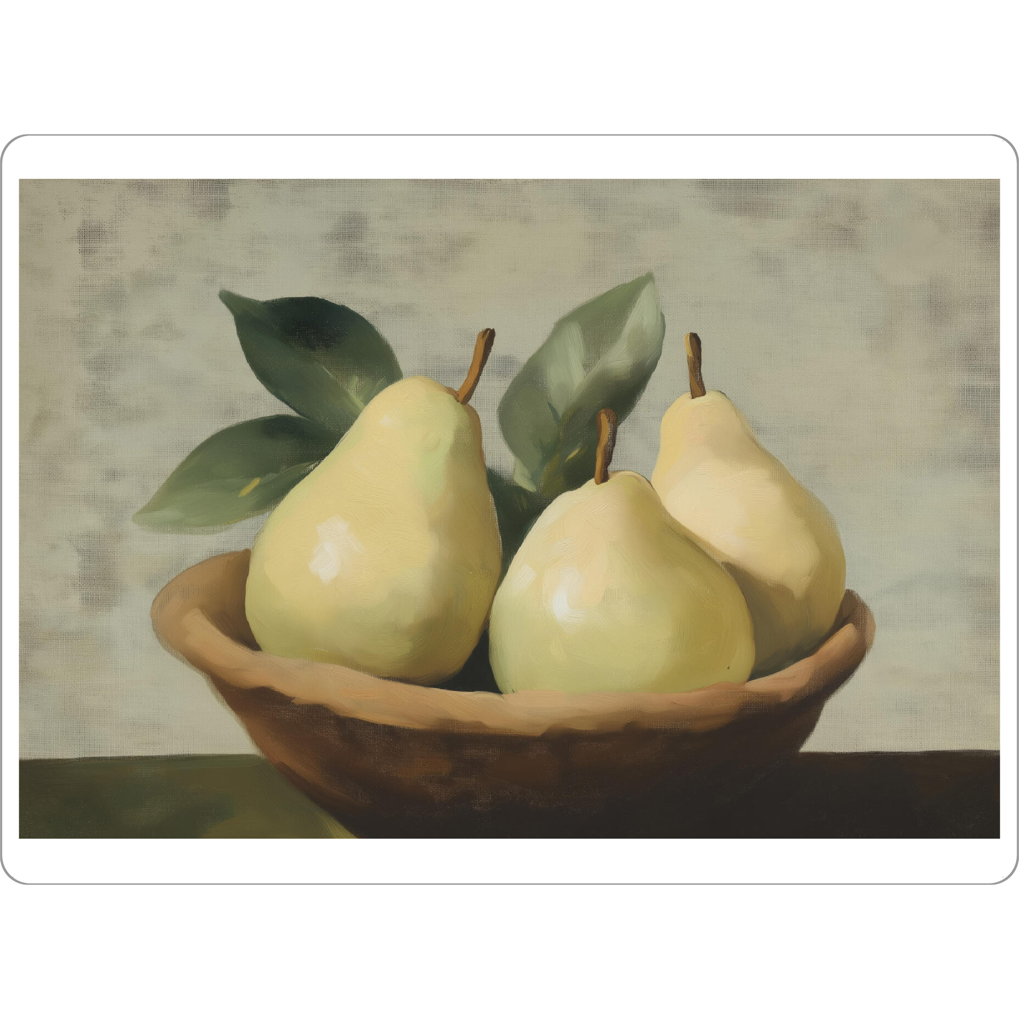 Tischset "Birnenfrucht" artboxONE - Natur,Essen & Trinken - Birne,Birnen,Obst,Früchte,Früchte im korb,Küche,Küchendekor - Bild birne