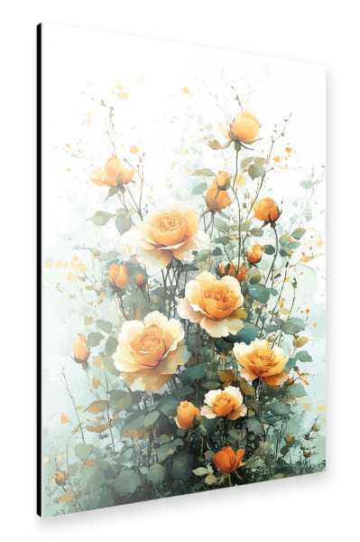Alu-Dibond "Rosen Garten (matart)" 30x20 cm artboxONE