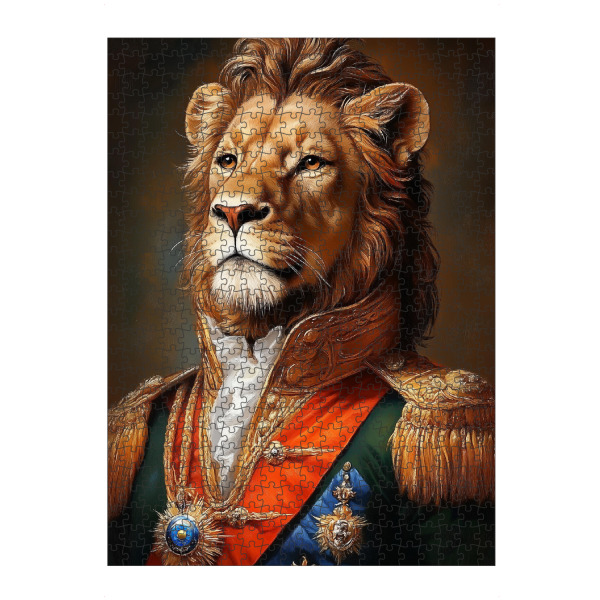 artboxONE Puzzle "Löwe im Gothic-Stil" artboxONE - Tiere,Lustig