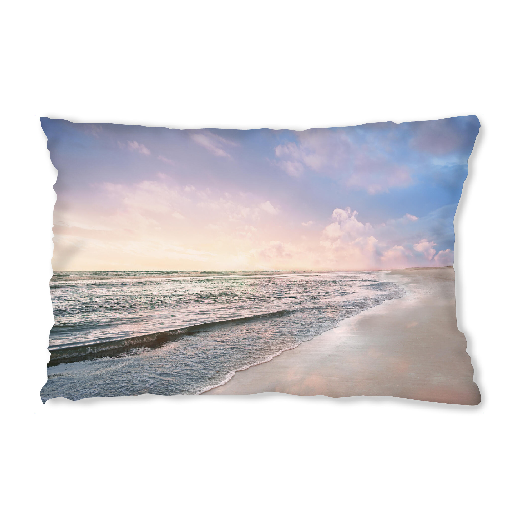 Design-Kissen "Zoey Beach" artboxONE - Natur,Reise / Strand und Meer - Küste,Strand,Fotografie,Meer,Himmel - Bild küste