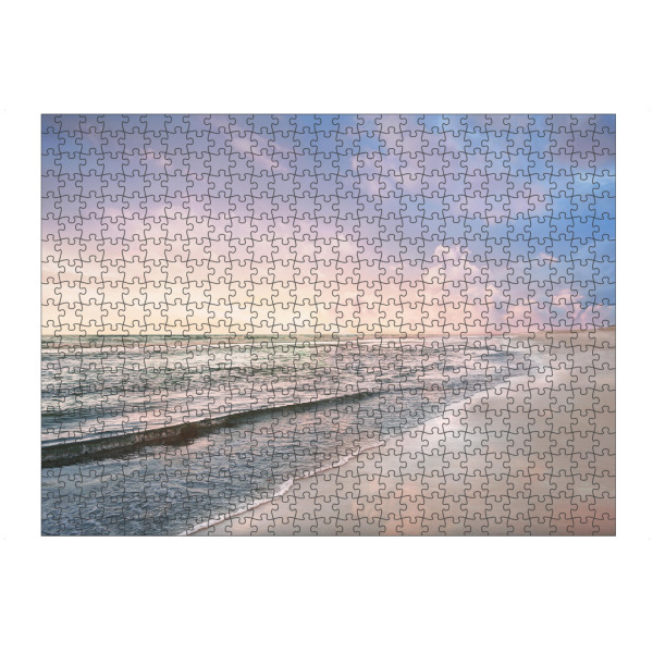 Puzzle Ravensburger "Zoey Beach" artboxONE - Natur,Reise / Strand und Meer - Küste,Strand,Fotografie,Meer,Himmel - Bild küste