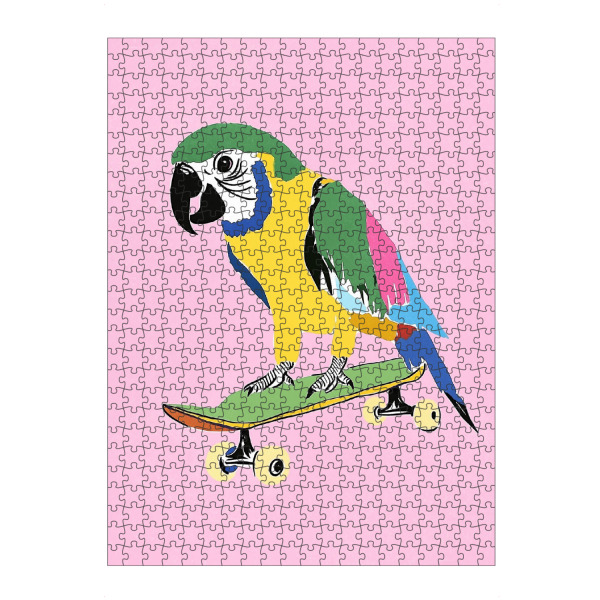 artboxONE Puzzle "Papagei auf Skateboard" artboxONE - Tiere,Sport,Lustig