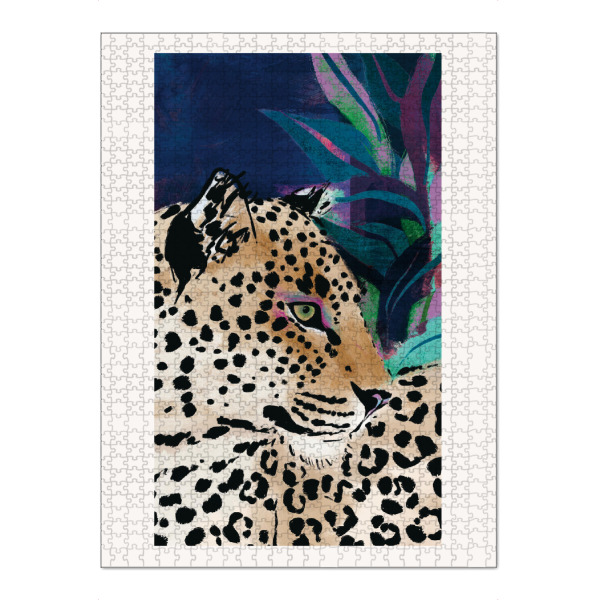 Puzzle Ravensburger "Majestätischer Jaguar" artboxONE - Natur,Tiere