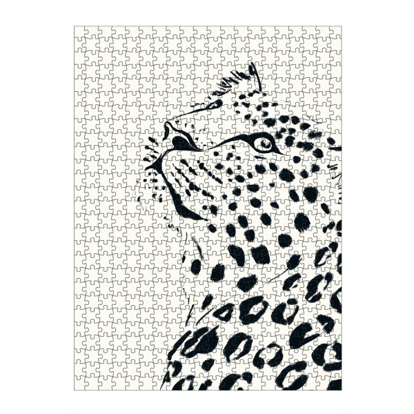artboxONE Puzzle "Jaguar in Tinte" artboxONE - Natur,Tiere