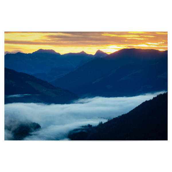 Poster "Sonnenaufgang in den Tiroler Alpen" artboxONE - Natur,Reise