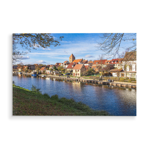Holzbild "Pfarrkirche St. Marien" artboxONE - Natur,Reise,Architektur