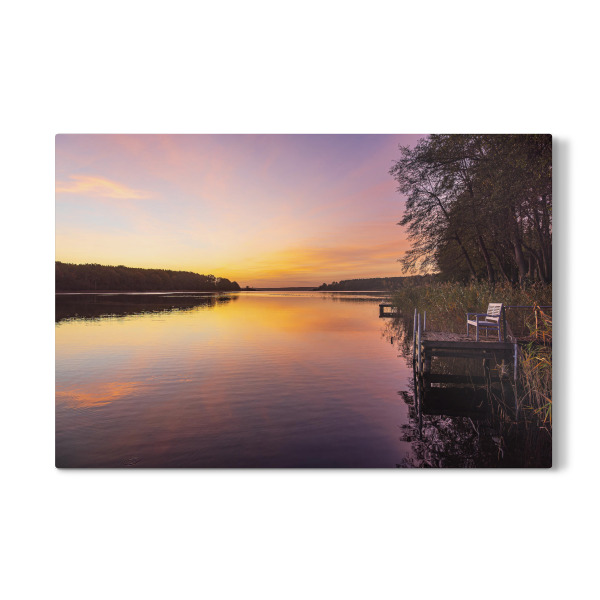 Galerie-Print "Sonnenaufgang am Plauer See" 30x20 cm artboxONE
