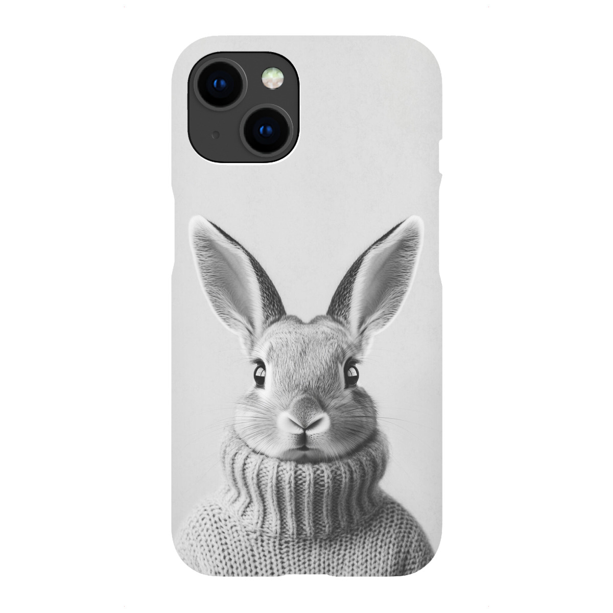 iPhone "Hasen Portrait Luis" Premium-Case Handyhülle artboxONE