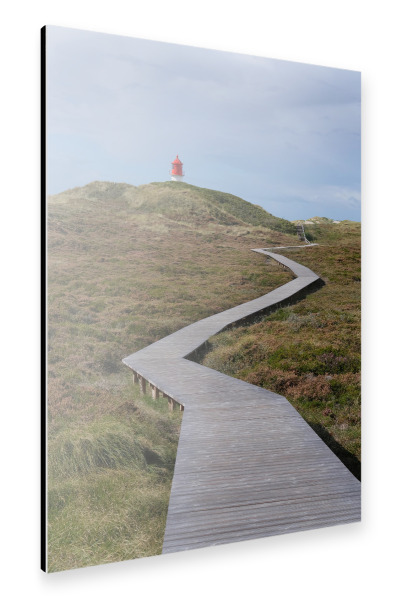 Alu-Dibond "Küsten-Leuchtturm" 30x20 cm artboxONE