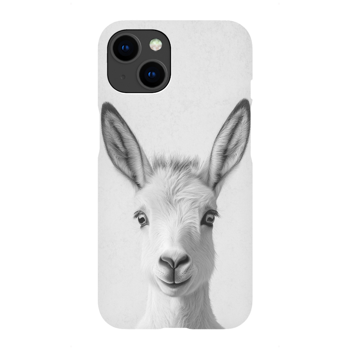 iPhone "Esel Portrait Milo" Premium-Case Handyhülle artboxONE