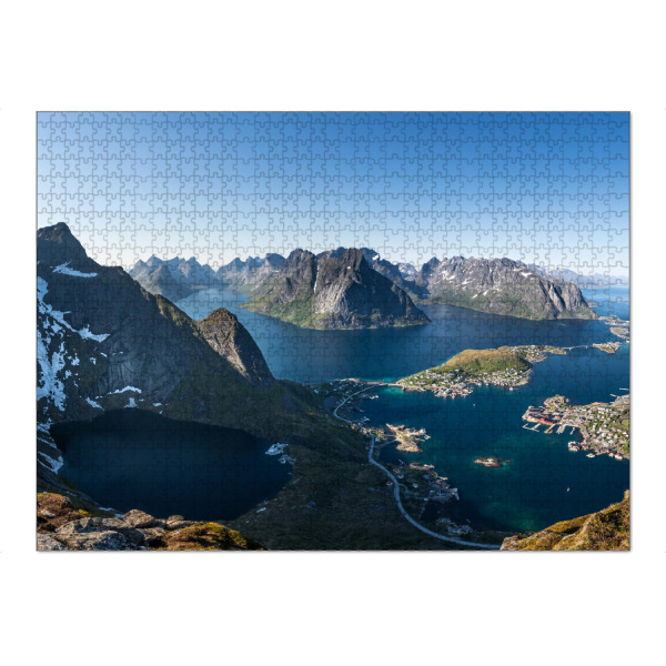 Puzzle Ravensburger "Reine Lofoten" artboxONE - Reise,Reise / Strand und Meer