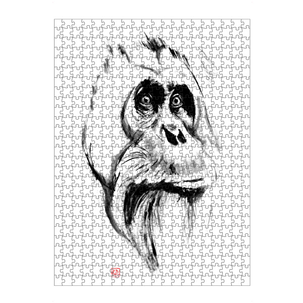 artboxONE Puzzle "Orang-Utan" artboxONE - Tiere - Orang-utan,Sumie,Japan,Affe - Bild orang-utan