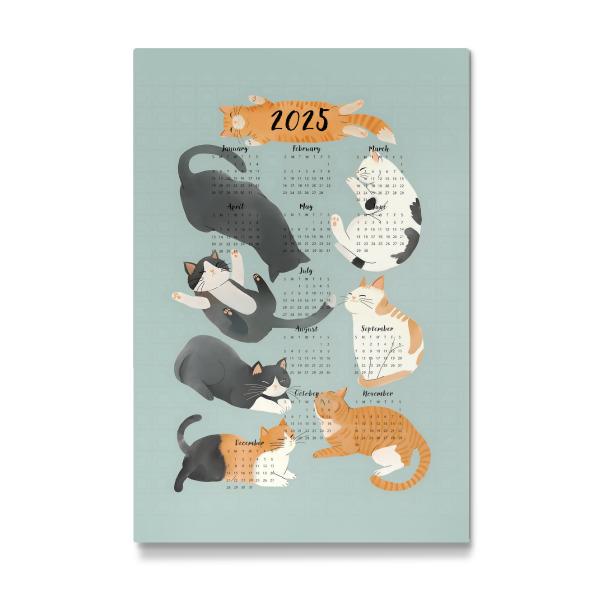 Galerie-Print "Katzenkalender" 30x20 cm artboxONE