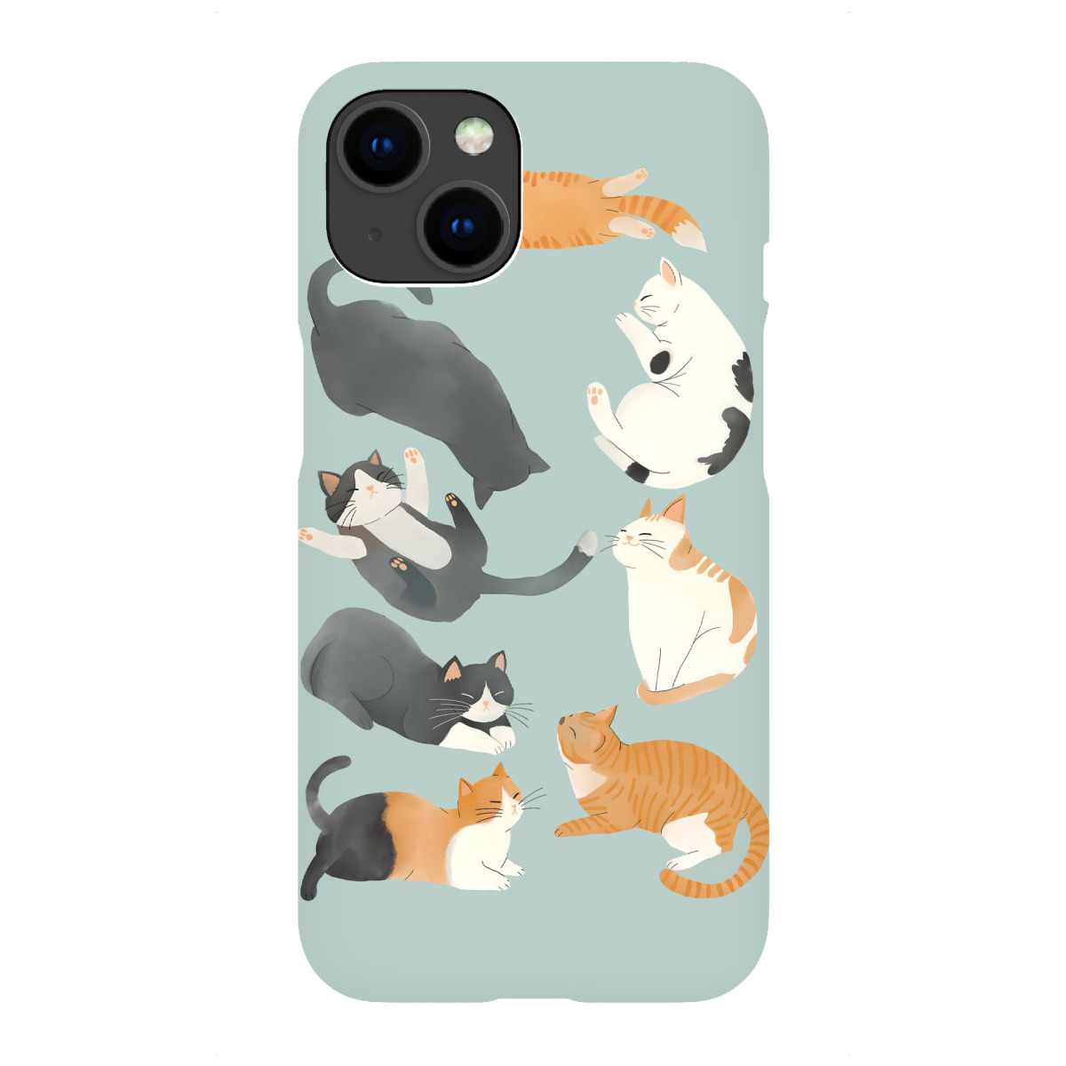 "Katzenkalender"für iPhone - Premium-Case Handyhülle artboxONE