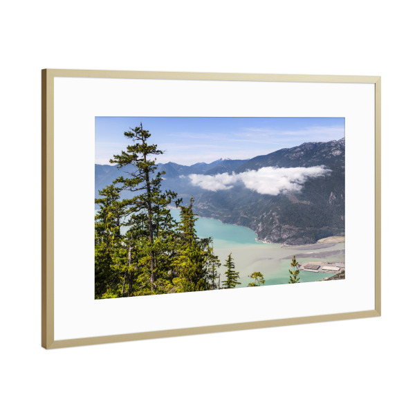 Poster mit Rahmen Gold "Wunderschöne Kanada Impression" artboxONE - Natur,Reise / Länder