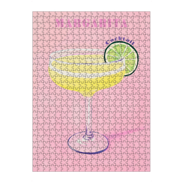 Puzzle Ravensburger "Erfrischende Margarita Kunst" artboxONE - Typografie,Reise / Länder,Essen & Trinken / Alkohol