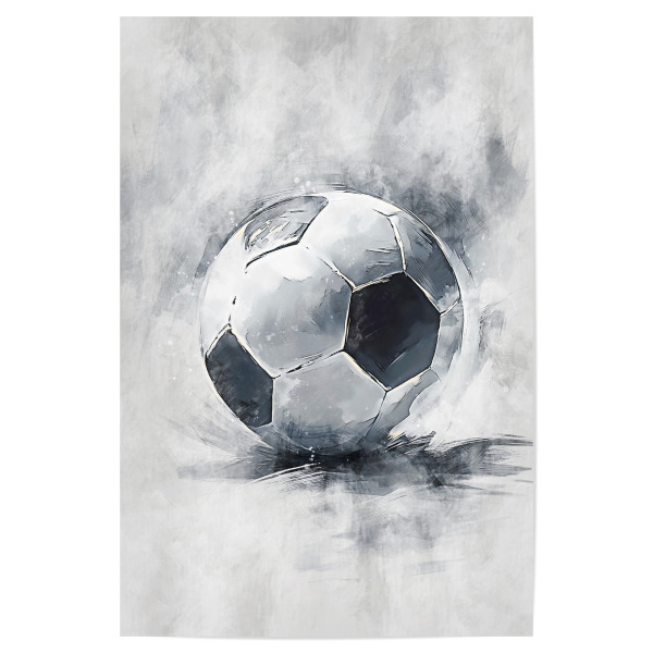 Poster "Football ball art (matart)" artboxONE - Sport,Sport / Fußball - Fußball,Ball,Spieler,Mannschaft,Sport,Modern,Kuns