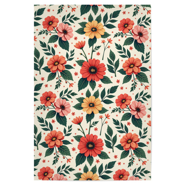 Poster 30x20 cm "Klassische florale Symmetrie" artboxONE - Floral