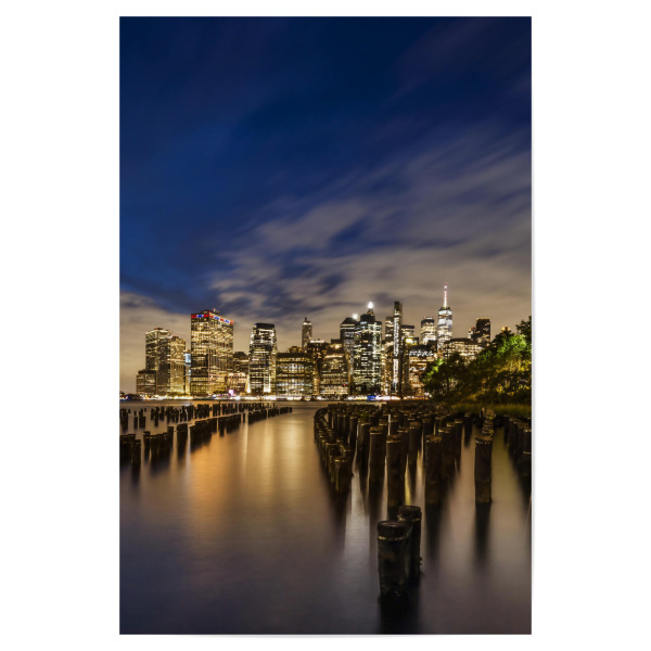 Poster 30x20 cm "NYC East River Impression" artboxONE - Städte / New York,Reise,Architektur