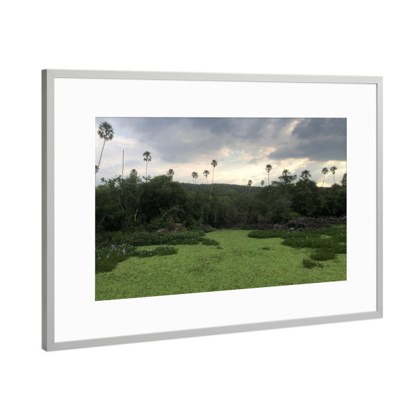Poster mit Rahmen Silber "Ein Fluss in Südamerika" artboxONE - Natur,Reise,Reise / Länder