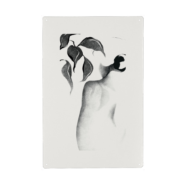 Metall Poster "Die Gnade der ruhigen Natur" artboxONE - Natur,Menschen