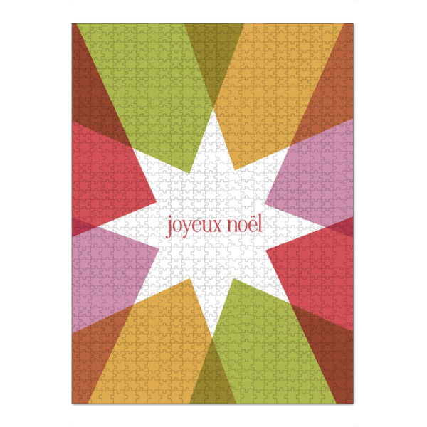 Puzzle Ravensburger "Star Joyeux Noël" artboxONE - Typografie,Abstrakt,Weihnachten