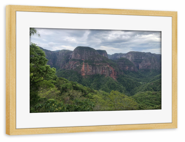 Poster mit Rahmen kiefer "Der Amboro" artboxONE - Natur,Reise,Reise / Länder