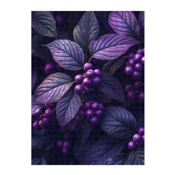 artboxONE Puzzle "Lila Beerenzauber" artboxONE - Natur,Ultraviolet,Essen & Trinken / Obst & Gemüse