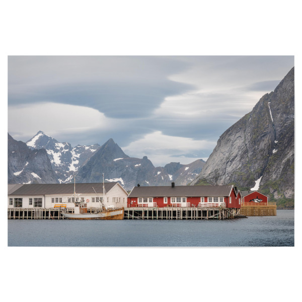 Poster 30x20 cm "Lofoten Norwegen" artboxONE - Natur,Reise,Architektur