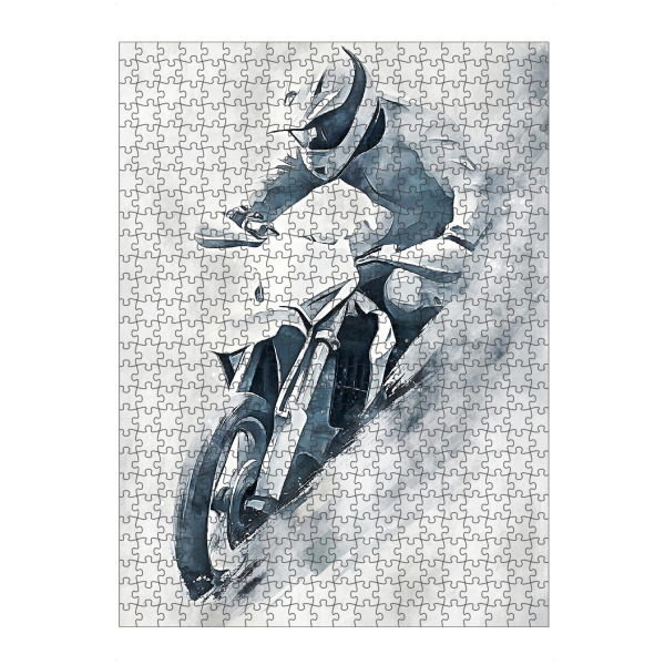 artboxONE Puzzle "Motocross art A (matart)" artboxONE - Sport / Motorsport,Sport - Motocross,Motor,Motoren,Motocross-rennen,Sport,Modern,Kunst
