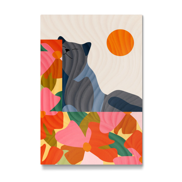 Galerie-Print "Sonnige Gartenkatze" 30x20 cm artboxONE