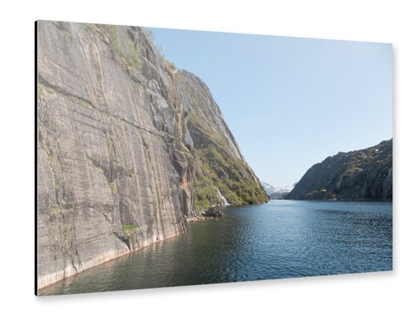 Alu-Dibond "Trollfjorden" 30x20 cm artboxONE