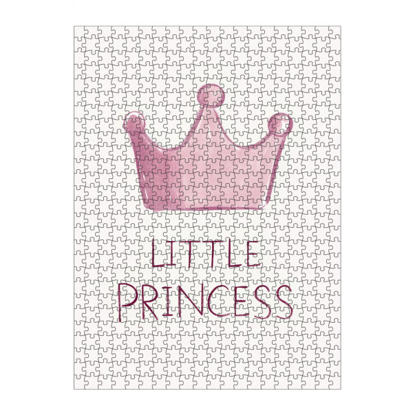 Puzzle Ravensburger "Rosa Mädchen Liebe" artboxONE - Typografie,Für Kinder,Liebe