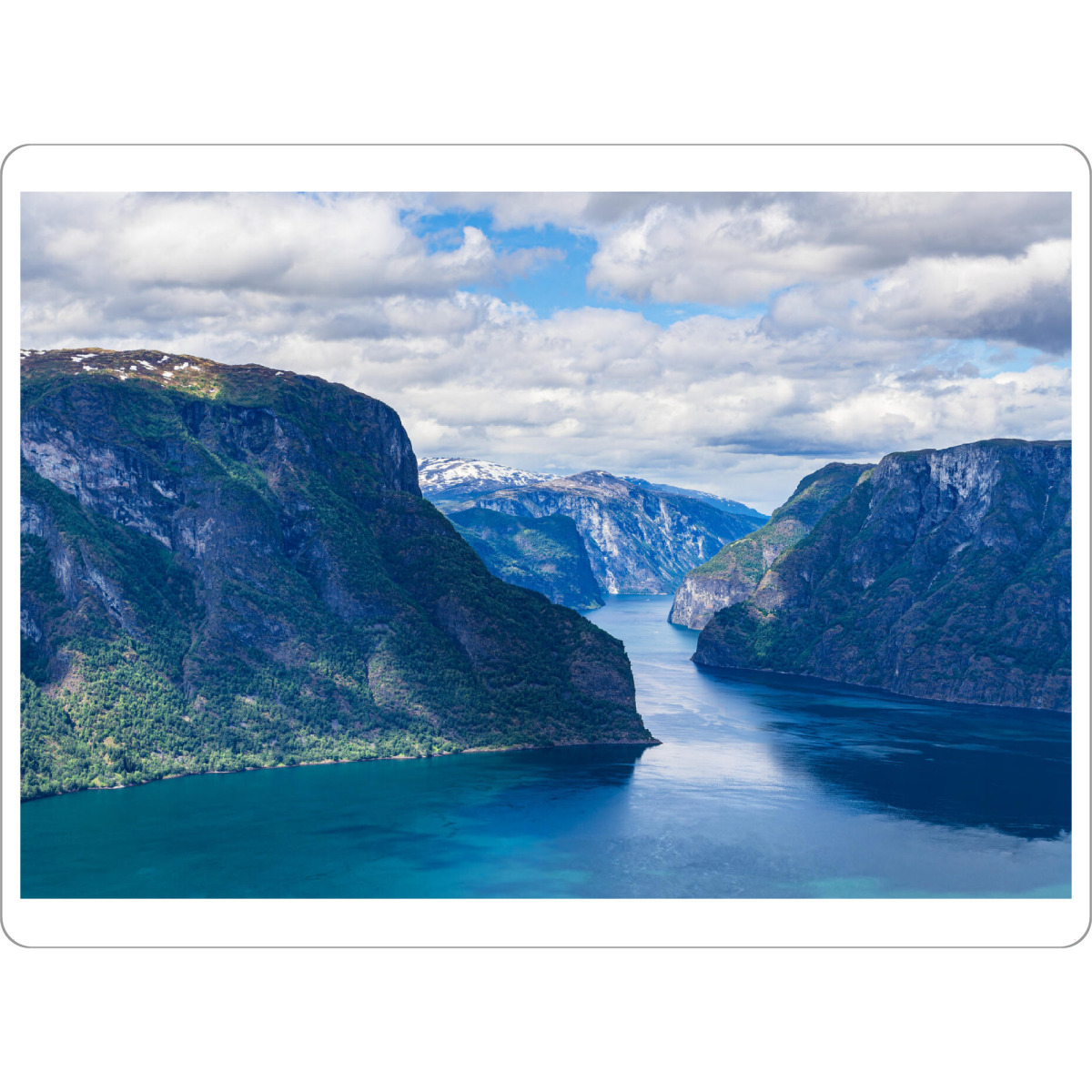 Tischset "Am Aurlandsfjord in Norwegen" artboxONE - Natur,Reise,Reise / Strand und Meer,Reise / Länder