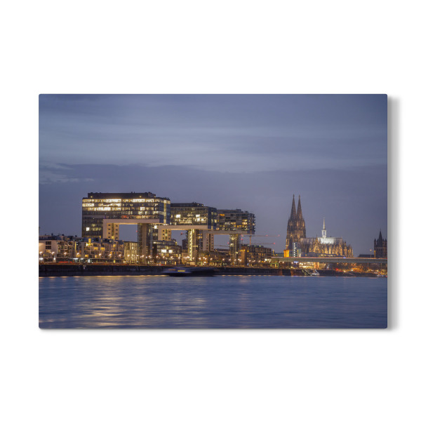Galerie-Print "Köln in der Abenddämmerung" 75x50 cm artboxONE