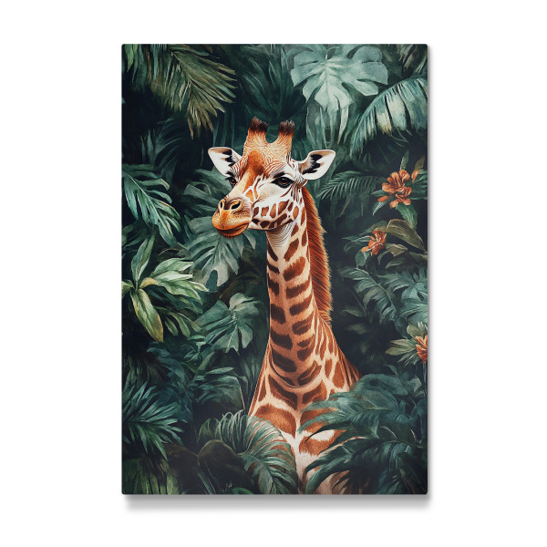 Galerie-Print "Giraffe Forest Leaves (matart)" 75x50 cm artboxONE
